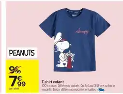 Carrefour T-shirt enfant offre