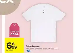 Carrefour TEX T-shirt homme offre
