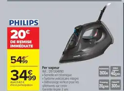 Carrefour PHILIPS Fer vapeur offre