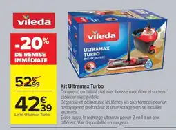 Carrefour VILEDA Kit Ultramax Turbo offre