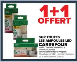 Carrefour CARREFOUR Sur toutes les ampoules led offre