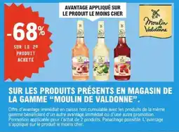 E.Leclerc Sur les produits présents en magasin de la gamme moulin de valdonne offre