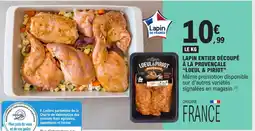 E.Leclerc Loeul & piriot lapin entier découpé à la provençale offre
