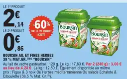 E.Leclerc “boursin boursin ail et fines herbes 39% mat.gr.(5x1) offre