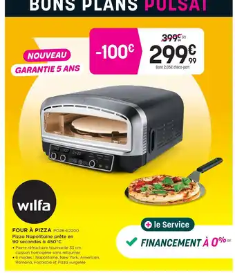 Wilfa four à pizza