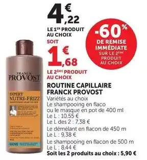 Super U Franck provost - routine capillaire offre