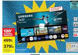 Carrefour SAMSUNG Téléviseur QLED 4K offre