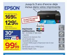 Carrefour EPSON Imprimante multifonctions offre