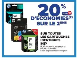 Carrefour HP Sur toutes les cartouches identiques offre
