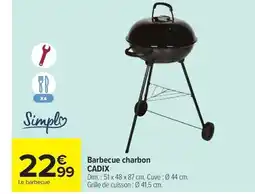 Carrefour SIMPL Barbecue charbon offre
