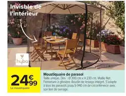 Carrefour HYBA Moustiquaire de parasol offre
