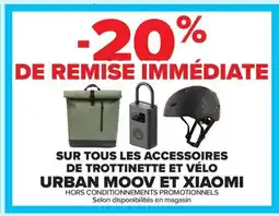 Carrefour Sur tous les accessoires de trottinette et vélo urban moov et xiaomi offre