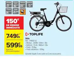 Carrefour TOPLIFE Vélo offre