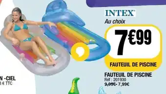 La Foir'Fouille INTEX Fauteuil de piscine offre