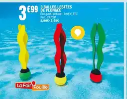 La Foir'Fouille 3 balles lestées de plongee offre