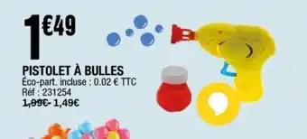 Pistolet à bulles