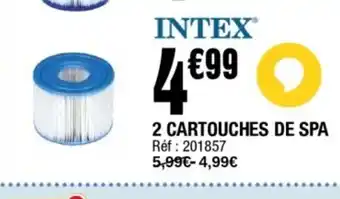 La Foir'Fouille INTEX 2 cartouches de spa offre