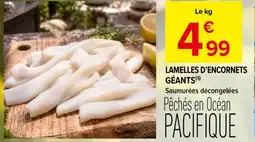 Carrefour Market Lamelles d'encornets géants offre