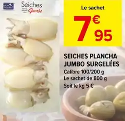 Carrefour Market Seiches plancha jumbo surgelées offre