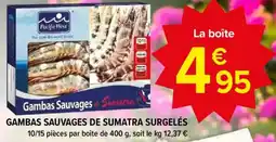 Carrefour Market Gambas sauvages de sumatra surgelés offre