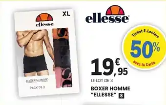 Boxer homme ellesse