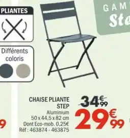La Foir'Fouille Chaise pliante step offre