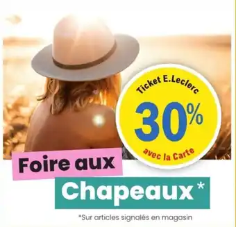 Foire aux chapeaux