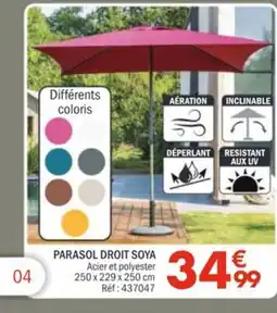 La Foir'Fouille Parasol droit soya offre