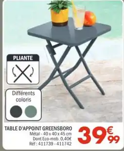 La Foir'Fouille Table d'appoint greensboro offre