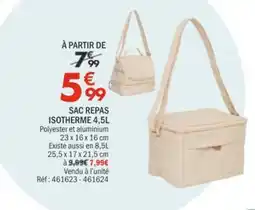 La Foir'Fouille Sac repas isotherme offre