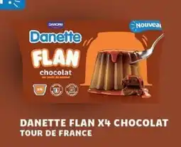 Carrefour Market Danette flan x4 chocolat tour de france offre