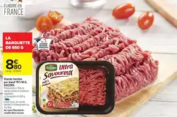 Carrefour Market Viande hachée pur bœuf 15% m.g. socopa offre