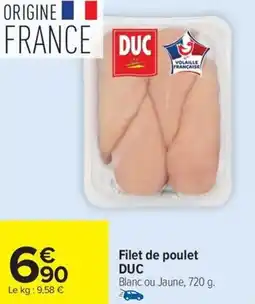 Carrefour Market Filet de poulet duc offre