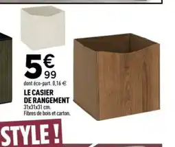 Centrakor Le casier de rangement offre