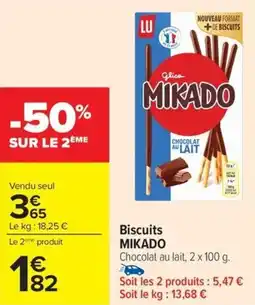 Carrefour Market Biscuits mikado offre
