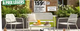 Le salon de jardin