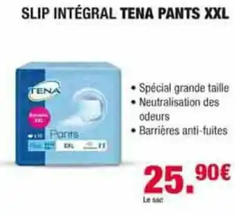 G20 Slip intégral tena pants XXL offre