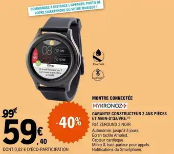 E.Leclerc Montre connectée offre