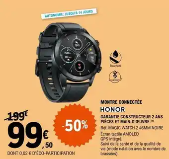 E.Leclerc Montre connectée offre