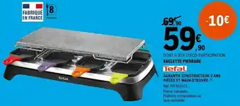 E.Leclerc Raclette pierrade offre
