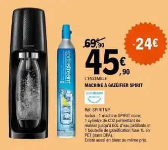 E.Leclerc Machine a gazéifier spirit offre