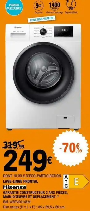 E.Leclerc Lave-linge frontal offre