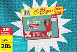 Carrefour Market Couches maxi economy pack pampers offre