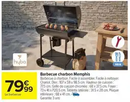 Carrefour Market Barbecue charbon memphis offre