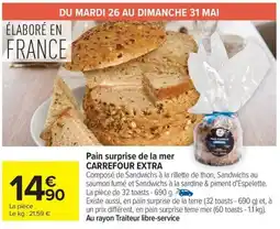 Carrefour Market Pain surprise de la mer carrefour extra offre