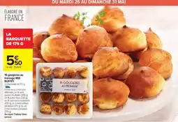 Carrefour Market 16 gougères au fromage mix buffet offre