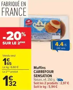 Carrefour Market Muffins carrefour sensation offre