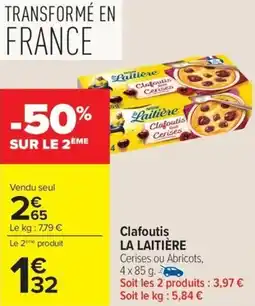 Carrefour Market Clafoutis la laitière offre