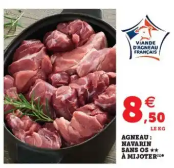 Super U Agneau : navarin offre
