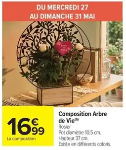 Carrefour Market Composition arbre de vie offre
